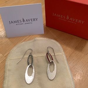 James Avery Double Hoop Drop Earrings